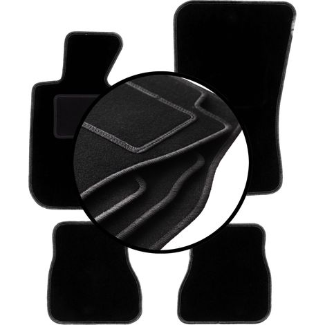 Juego completo de alfombrillas de terciopelo para: BMW Serie 3 E30 descapotable (1986-1993) (1/5)