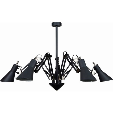 LAMPARA COLGANTE E27 NEGRO NICKEL