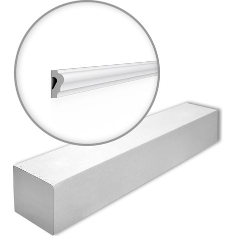 NMC WL2-box WALLSTYL Noel Marquet 1 caja 36 piezas Moldura para pared diseño atemporal clásico blanco  72 m