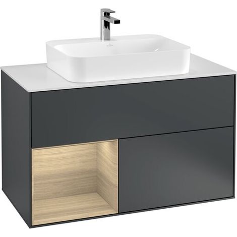 Villeroy & Boch G361PCHG Meuble sous-lavabo Finion G36 (1/2)