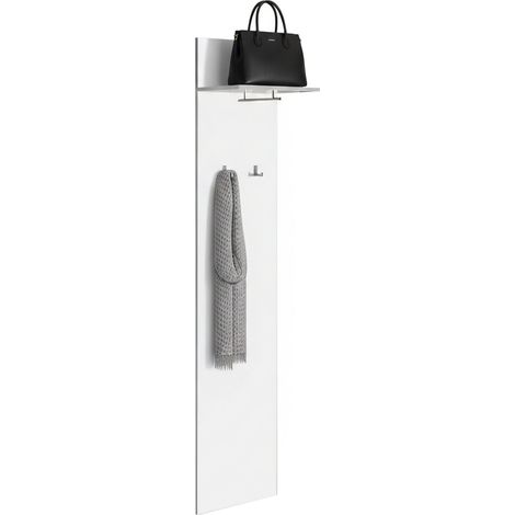 Appendiabiti Orsenigo, Appendiabiti, Installazione Sospesa Made in Italy, Materiale Struttura in Legno Nobilitato, 184h cm Bianco Lucido
