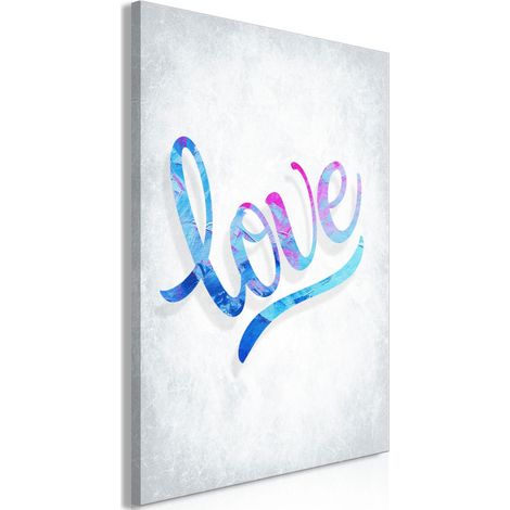 Tableau Imprimé "Love" 60 x 90 cm (1/2)
