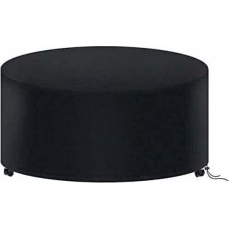 Housse de Protection Table Ronde de Jardin 180 X 90CM, Housse Salon de Jardin Imperméable, 210D Oxford Bache Protection Table Exterieur Ronde (1/4)