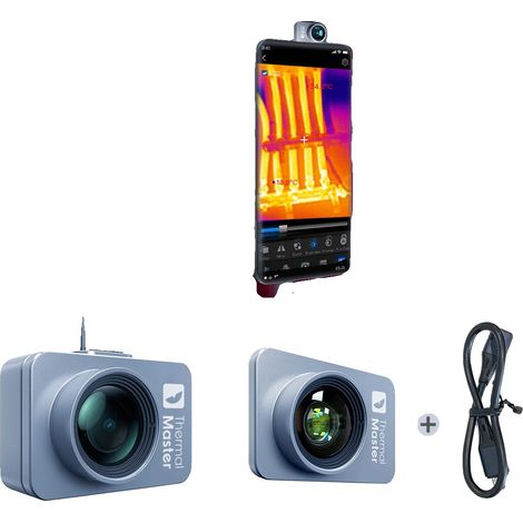 Wärmebildkamera, 256×192 IR-Auflösung, Messbereich von -20℃ bis 600℃, Android-Kit (1/2)