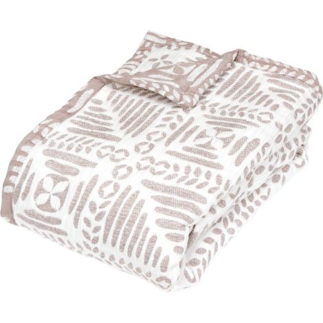 Copriletto nuvia in terracotta 260x240cm - Atmosphera créateur d'intérieur