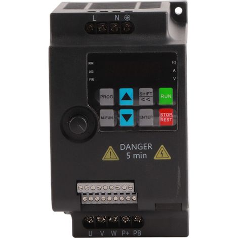 SKI780-2D2G-1 Mini-Frequenzumrichter VFD-Wechselrichter 1-phasig 220V auf 3-phasig 220V (220VAC 2,2kW)