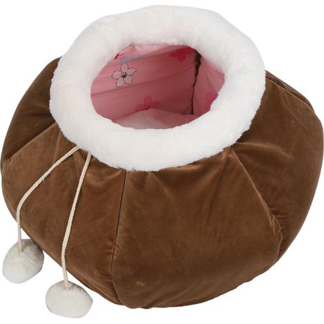Lit pliable en forme de panier pour poissons, chaud et doux, idéal pour se reposer (accessoires pour animaux de compagnie, café) (1/5)