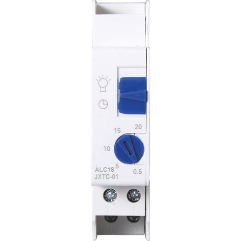 TEMPORIZZATORE MECCANICO LUCI SCALE regolazione da 0,5 a 20 minuti (1/4)