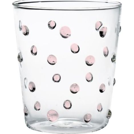 Bicchiere Zafferano Party Tumbler Rosa 45 Cl Set 6 pezzi In Vetro