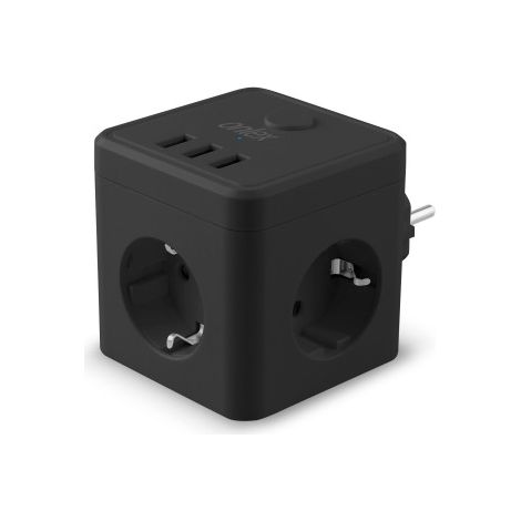POWERCUBE 10A.3TOMAS+3USBS NEGRO - ALFA DYSER (1/2)