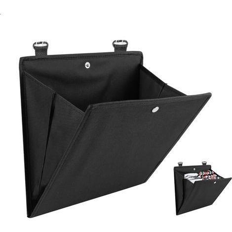 Hängende Aufbewahrung, Wand-Schuhregal, faltbarer Einkaufstaschen-Organizer, Hängeregal, geeignet für Camper, Flure und Schlafzimmer, Oxford-Gewebe, Schwarz (1/5)