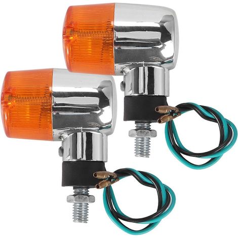Lot de 2 clignotants LED pour moto, feux stop légers (1/5)