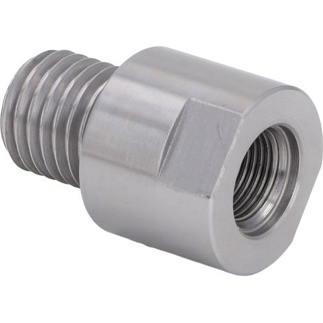 Adaptateur de broche pour poupée fixe de tour, filetage mâle 1 po x 8 TPI, filetage femelle 3/4 po x 16 TPI, acier allié, adaptateur de broche pour poupée fixe de tour à bois (1/5)