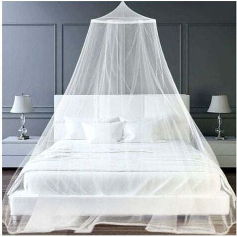 Moustiquaire De Lit Double,Universelle Moustiquaire lit double tulle tissu moustiquaire voyage exterieure, Lit Simple Moustiquaire pliable ciel de lit bebe (1/5)
