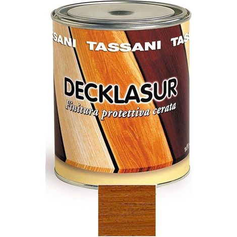 Tassani Decklasur Finitura Cerata a Solvente Teak Castagno Lt. 1 (1/2)