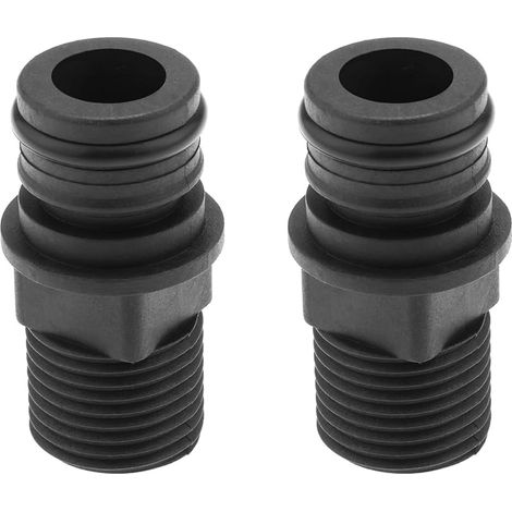 Adaptateurs de Port de Pompe 2 Pièces Filetage BSP 1/2 Pouce Mâle à Connecteur Rapide 3/4 Pouce Compatible avec Jabsco Pompe Compatible avec Flojet Pompe (1/5)