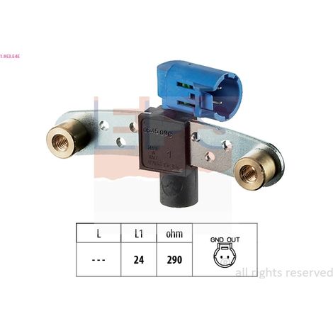 Capteur d'angle, vilebrequin EPS 1.953.545 DACIA 23750-00Q0E 82 00 468 647
