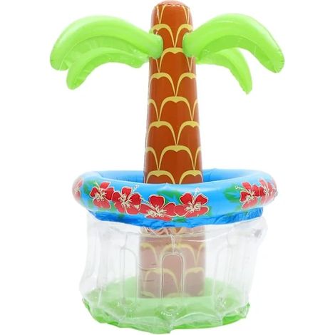 Seau à glace gonflable original en forme de palmier, glacière festive (1/5)