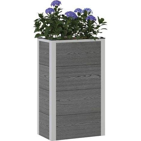 Maison Exclusive - Letto rialzato da giardino Grigio 50 x 30 x 22 cm
