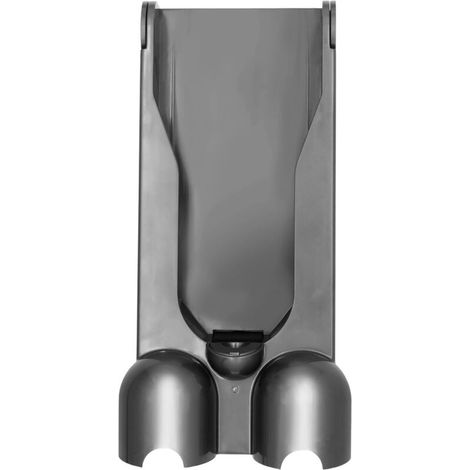 Station d'accueil murale pour aspirateur balai sans fil V12 Detect Slim, support de recharge avec accessoires, design gris ABS et installation facile (1/5)