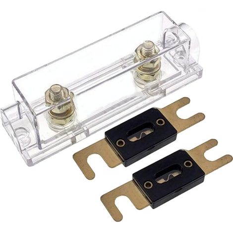 40A Porte-fusible ANL 40A ANL Fusible Lame d'or Voiture Automobile l'audio Puissance sécurité protéger plaqué pour Calibre 0 2 4 (1/5)
