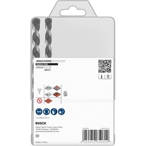 Broca Bosch pro hex-5 punta de carburo 7 piezas (1/5)