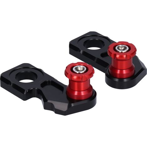 Plaquettes d'axe moto en alliage d'aluminium rouge, lot de 2 pour CB650R/F CBR650R 2019-2020 (1/5)