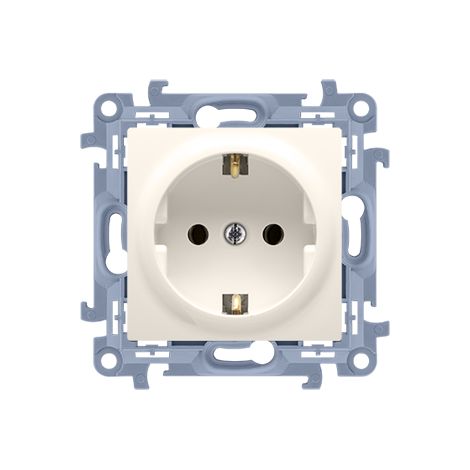 Simon 10 Enchufe 煤nico Schuko color crema 16A 250V IP20 CGSZ1.01/41