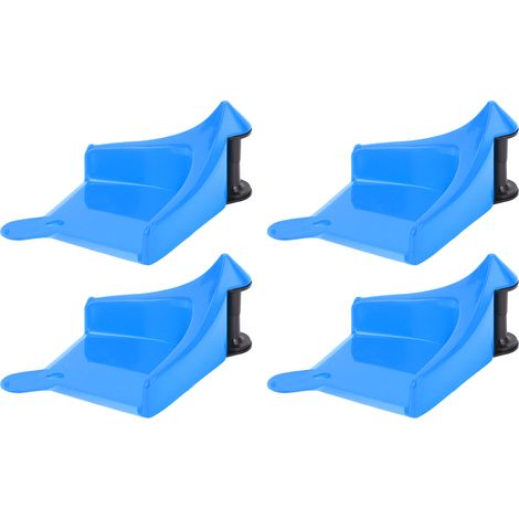 Protection de tuyau de pneu en plastique, 4 pièces, empêche le blocage, évite les accrocs, rouleau résistant à l'usure pour le lavage de voiture, bleu (1/5)