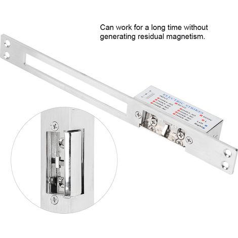 Serrure électrique de porte en acier inoxydable 12 V CC pour outils de sécurité domestique (1/5)