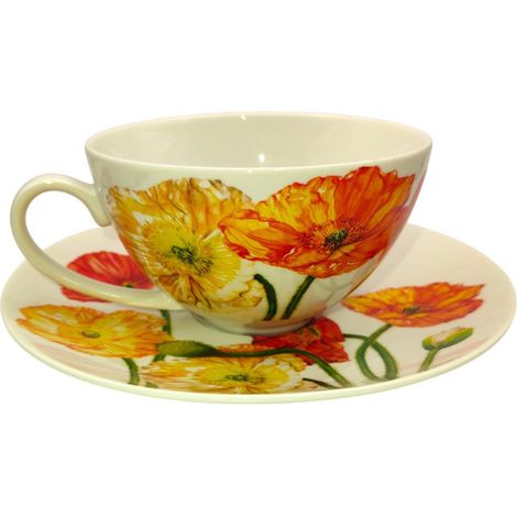 Maxwell e Williams Floriade Field of Poppies tazza colazione 400 ml (1/4)