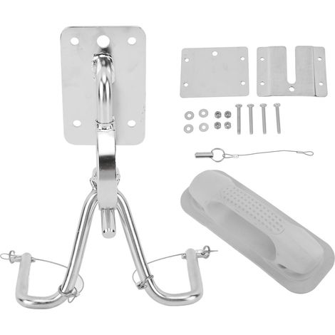 Set di gruette a scatto a sgancio rapido Set di sistema di bloccaggio istantaneo in acciaio inossidabile 304 Hardware marino per yacht Barche con braccioli bianchi (1/5)