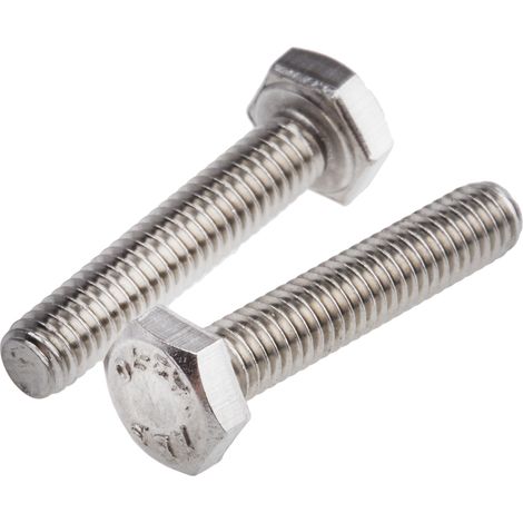 Boulon hexagonal, M4 x 20mm, tête Hexagonale, en Acier Inoxydable ( Prix pour Sachet de 100 )