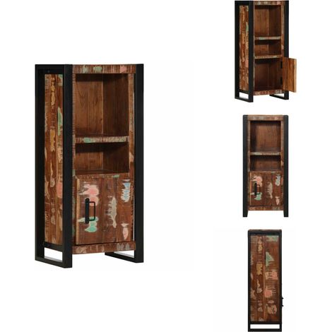 Armoire de salle de bain 40x30x90 cm bois massif récupération - Armoire De Salle De Bain - Armoires De Salle De Bain - Armoire De Rangement De Salle De Bain - Armoire De Bain (1/5)