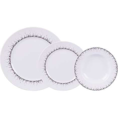 Table Passion - Service d'assiettes Boréalis 12 pièces