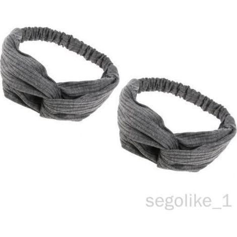 Bandeaux de yoga - Non spécifié - 2 pièces - Tissu doux - Taille 43 cm - Couleurs vibrantes (1/3)