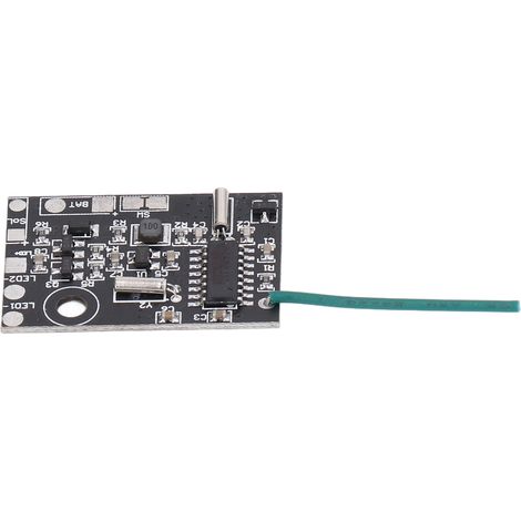 Carte de circuit imprimé solaire 1,2 V, module de commande de lampe d'avertissement à transmission synchrone, sans fil 2,4 GHz (1/5)
