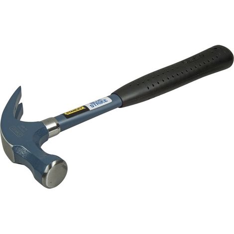 Stanley – Marteau arrache-clous 325 mm – Tête en acier forgé – Manche tubulaire léger – Pour clouage rapide – 151488