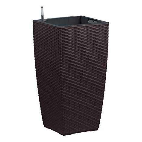Bac Casa mesh haut - Moka - 12L - L29,9xl29,9xH57,4cm (1/4)