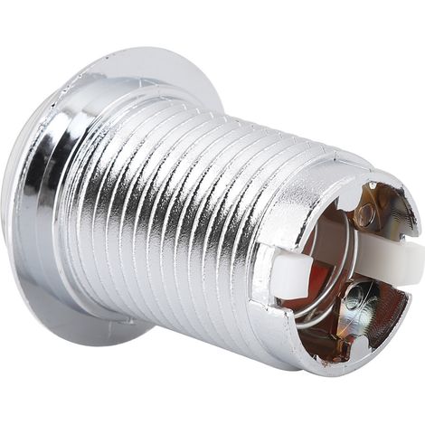 Bouton lumineux pour borne d'arcade 32mm, chromé rond, blanc, remplacement LED (1/5)