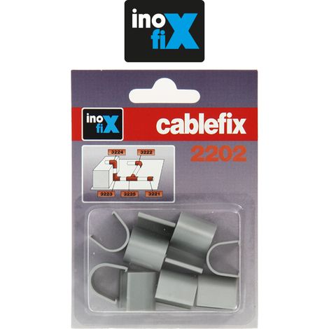 INOFIX - ACCESSOIRES DROITS POUR CABLEFIX 2202 GRIS METALLISÉ 3221-7- (1/2)
