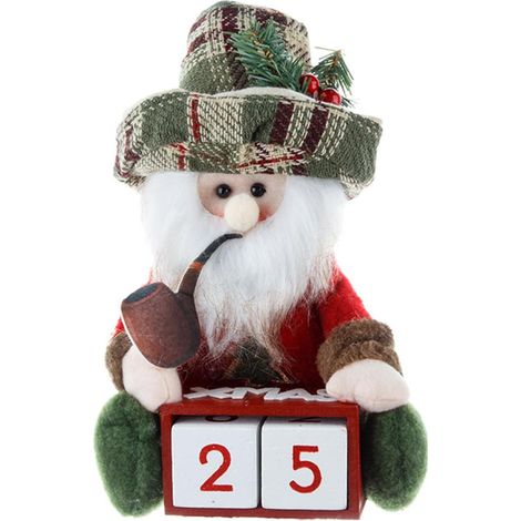 Gnomes pratiques compte à rebours de noël calendrier Yuletide Gnomes calendrier de l ' ornement noël en peluche comptes à rebours