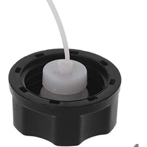 Bouchon de Réservoir de Carburant - Compatible Tronçonneuse Débroussailleuse Tondeuse - Étanche - Lot de 2 (1/4)