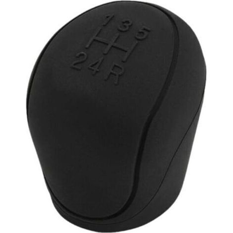 1PCS (Noir) Couvercle universel pommeau levier vitesse voiture en silicone souple automatique 5 vitesses pommeau levier vitesse capuchon anti-dérapant voiture levier levier vitesse Colorés (1/4)