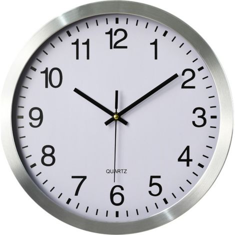 Horloge murale en aluminium au design créatif pour salon (1/2)
