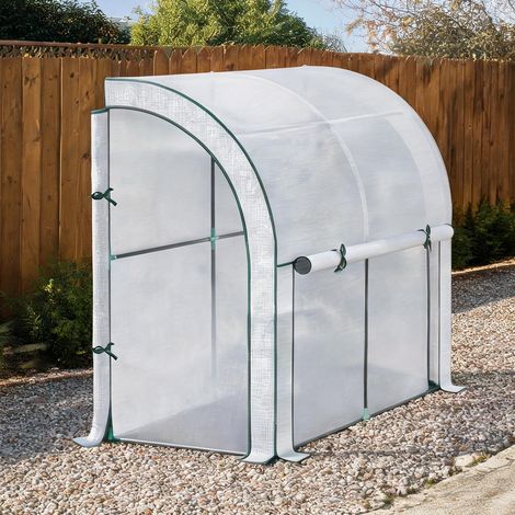 Serre de jardin en plastique acier 200 x 80 x 157 cm (1/5)