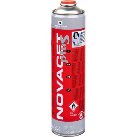 Cartouche gaz kemper novacet translucide 380 ml légère