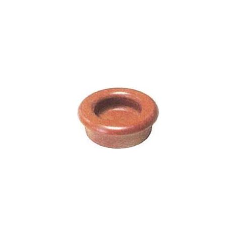 MANIGLIE PER MOBILI IN LEGNO TONDE A INCASSO- - ø mm.35x15h. finitura frassino - 5 pezzi