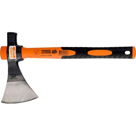 Bahco Camping-Axt mit Fiberglasstiel und Blatt in französischem Design, 380 mm, 1,07 kg
