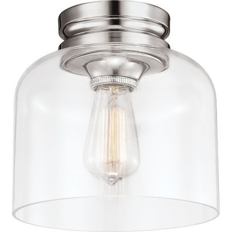 Elstead Hounslow - 1 Light Flush Light, poliertes Nickel (1/3)